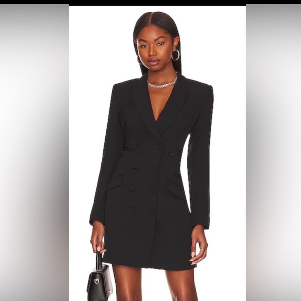 BCBGMAXAZRIA Double Breasted Blazer Dress size L